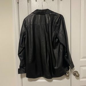 & other stories real leather jacket